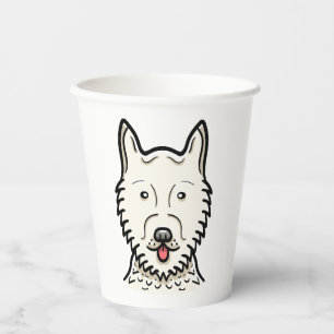 Gobelets En Papier Chien Esquimau Américain