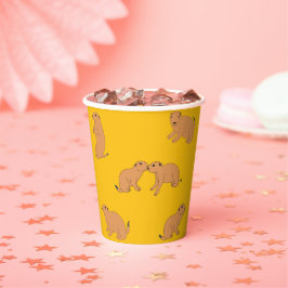 Gobelets En Papier Chiens des Prairies