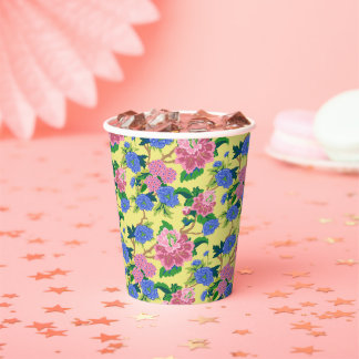 Gobelets En Papier Chinoiserie Preppy Floral