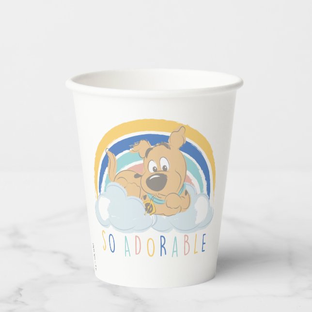 Gobelets En Papier Chiot Scooby-Doo "tellement adorable" (Recto)