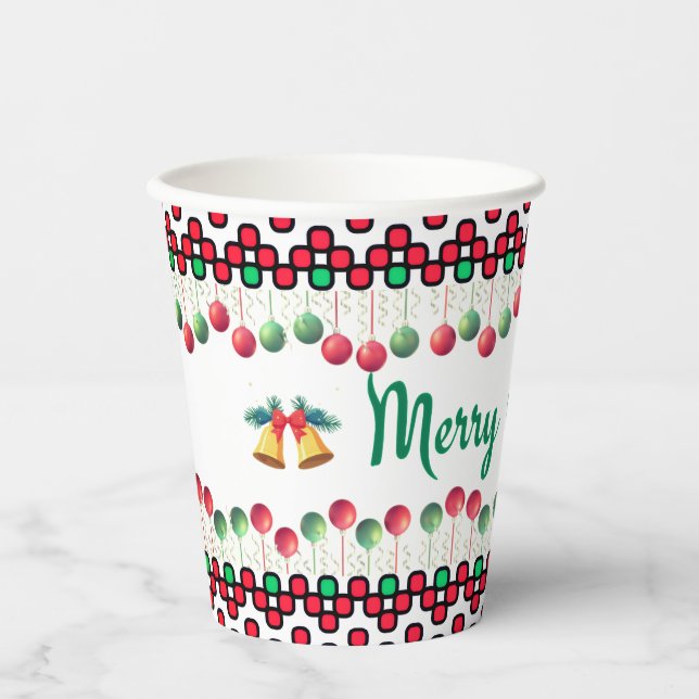 Gobelets En Papier Christmas  (Recto)