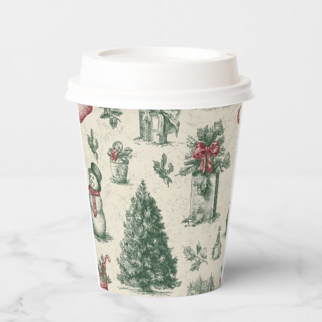 Gobelets En Papier Christmas paper cup (Recto)