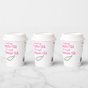 Gobelets En Papier Citations De Thé Papier Personnalisé Tasses De Thé