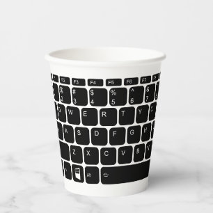 Gobelets En Papier Clavier