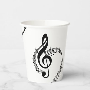 Gobelets En Papier Climactic G Clef
