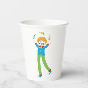 Gobelets En Papier Clown en jonglage