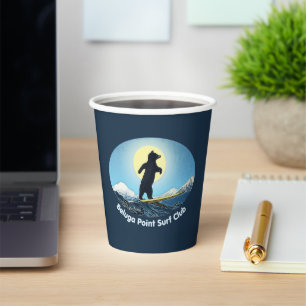 Gobelets En Papier Club de Surf Beluga Point