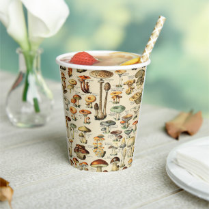 Gobelets En Papier Collection de champignons