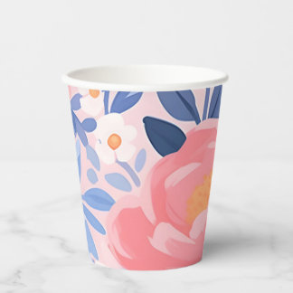 Gobelets En Papier Collection Pétales & Pique-nique Tasse en papi