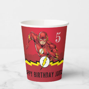 Gobelets En Papier Comics DC Flash Anniversaire