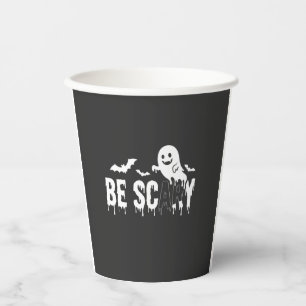 Gobelets En Papier Conception de chauve-souris fantôme Halloween effr