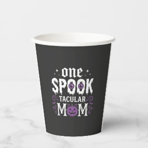 Gobelets En Papier Conception de Halloween pour maman Spooktacular_1