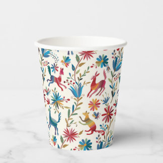 Gobelets En Papier Conception inspirée d'Otomi
