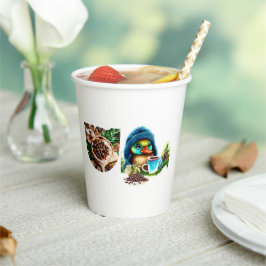 Gobelets En Papier Conception Quirky Coffee Lover Duck