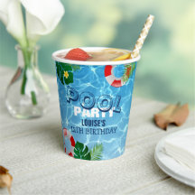 Cool Pool Party | Nage Invitation d'anniversaire