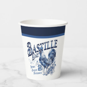 Gobelets En Papier Coq du 14 juillet