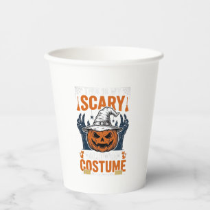 Gobelets En Papier Costume Halloween Épouvantable Chapeau de Sorcière