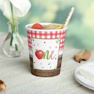 Gobelets En Papier Coupe Apple de fête d'anniversaire