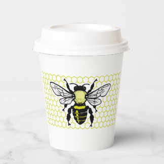 Gobelets En Papier Coupe Bee & Honeypeb Paper