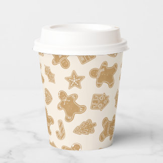 Gobelets En Papier Coupe de café jetable en pain d'épices