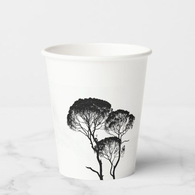 Gobelets En Papier Coupe de papier 8oz Idéale pour les boissons froid (Recto)