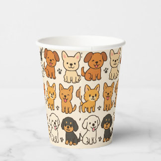 Gobelets En Papier Coupe de papier à marionnettes