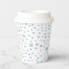 Gobelets En Papier Coupe de papier avec points d'aquarelle Sky Confet