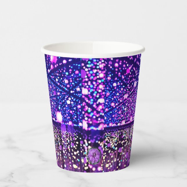 Gobelets En Papier Coupe de papier brillant (Gauche)