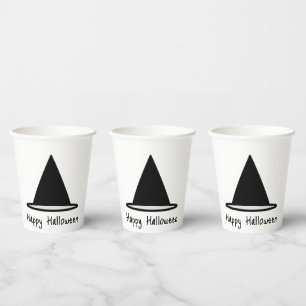 Gobelets En Papier Coupe de papier - Casquette de sorcières