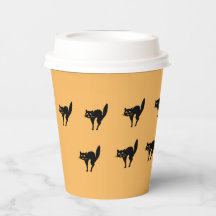 Coupe de papier - Chats noirs surchargés