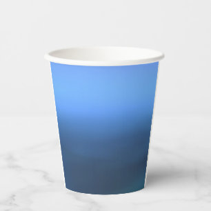 Gobelets En Papier Coupe de papier Denim Blues