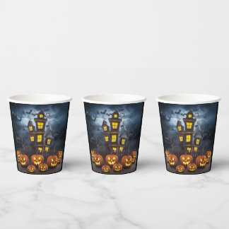 Gobelets En Papier Coupe de papier Halloween