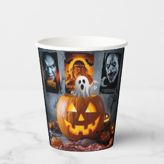 Gobelets En Papier Coupe de papier Halloween