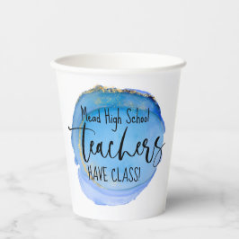 Gobelets En Papier Coupe de papier personnalisée pour la fête des ens
