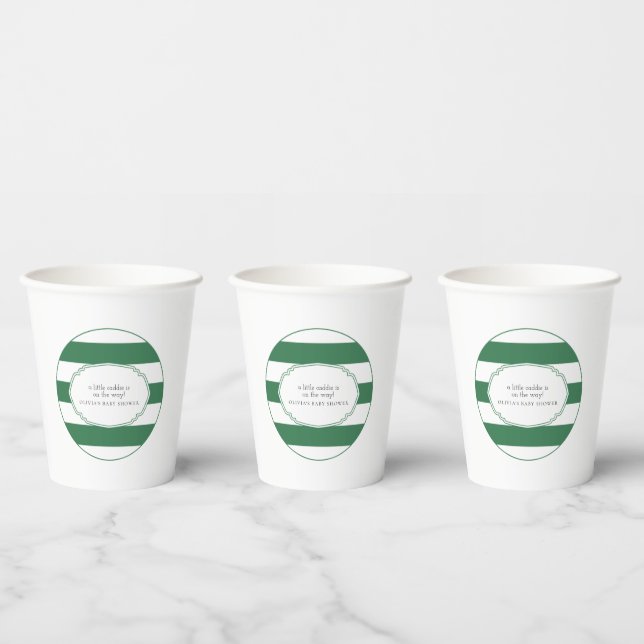 Gobelets En Papier Coupe de papier pour caddie Green GOLF (Multi)