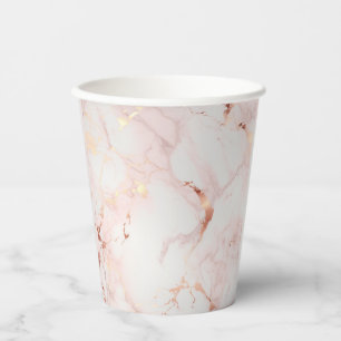 Gobelets En Papier Coupe de papier rose clair
