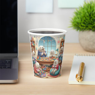 Gobelets En Papier Coupe de papier Walrus confortable