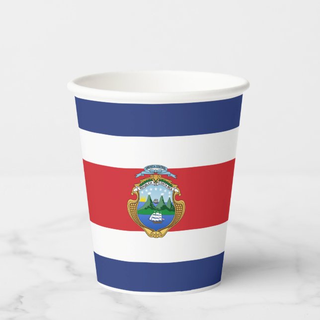Gobelets En Papier Coupe du Costa Rica (Recto)