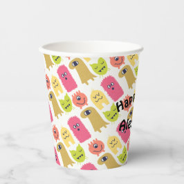 Gobelets En Papier Coupe du Monster Kawaii pour l'anniversaire