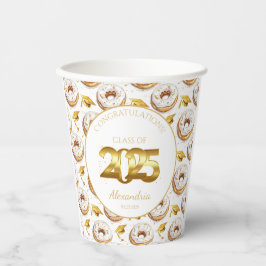 Gobelets En Papier Coupe du papier de graduation Donuts and Degrees 2