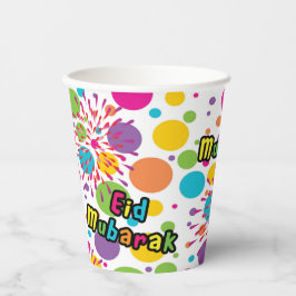 Gobelets En Papier Coupe du papier Eid Splash