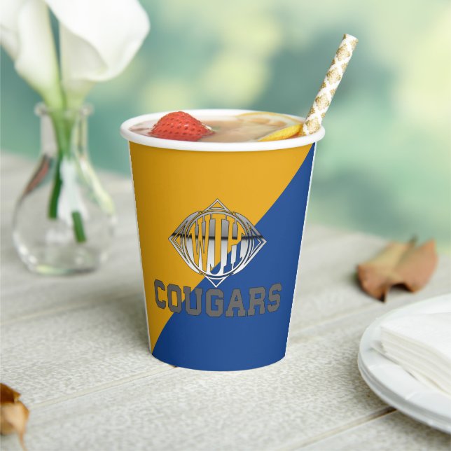 Gobelets En Papier Coupe en papier blanc à haute partie Jr (Insitu)