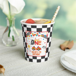 Gobelets En Papier Coupe Fast One Racing Anniversaire