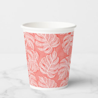 Gobelets En Papier Coupe fleurie