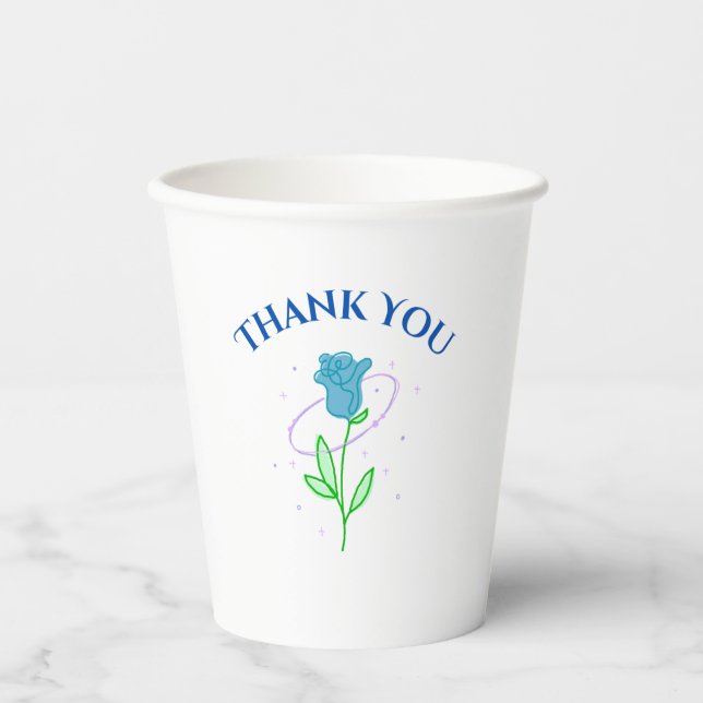 Gobelets En Papier Coupe Papier 8 oz. (Recto)