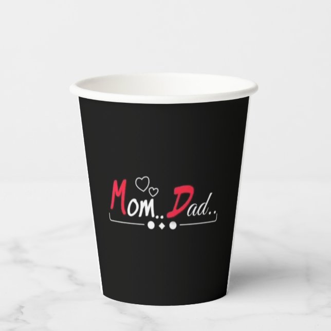 Gobelets En Papier Coupe papier de 8 oz (Recto)
