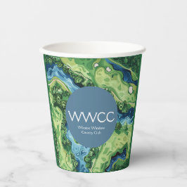 Gobelets En Papier Coupe Papier de Gala Golf Party