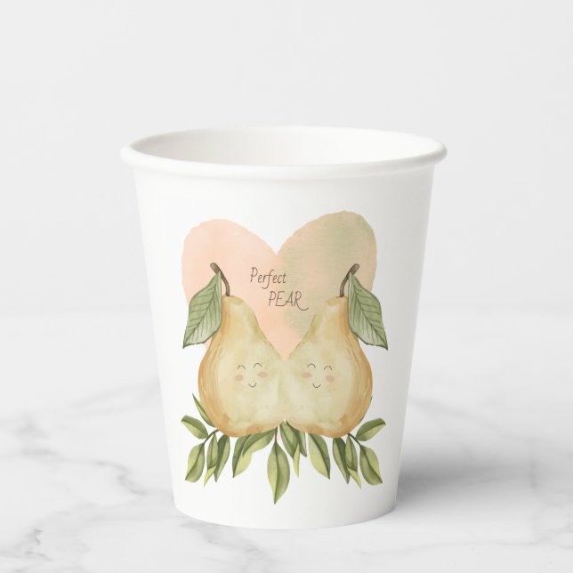 Gobelets En Papier Coupe Perfect Pear Paper (Recto)