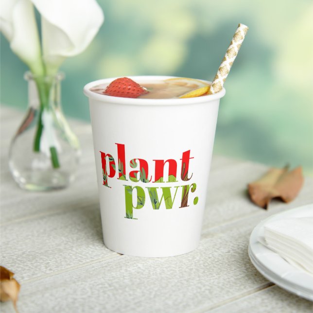 Gobelets En Papier Coupe plante Power Paper (Insitu)