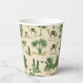 Gobelets En Papier "Coupe Sahara de papier chameau"